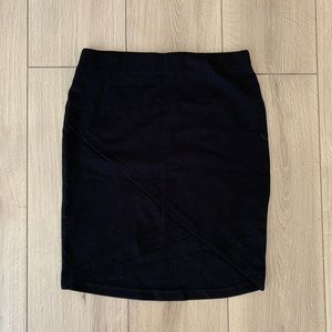 Wrapover Bodycon Mini Skirt